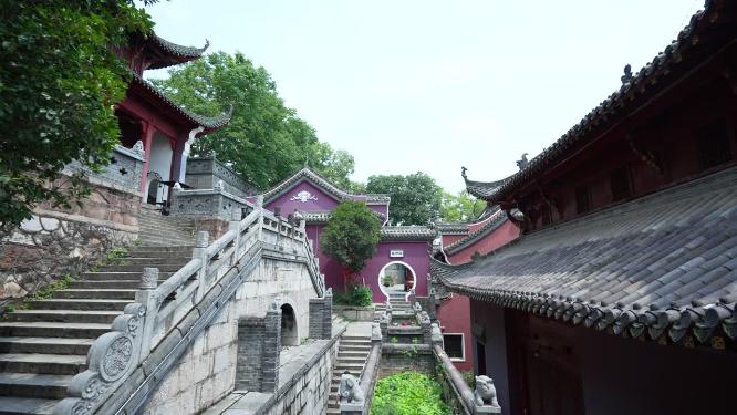 武汉武昌长春观景点实拍视频