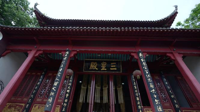 武汉武昌长春观景点实拍视频