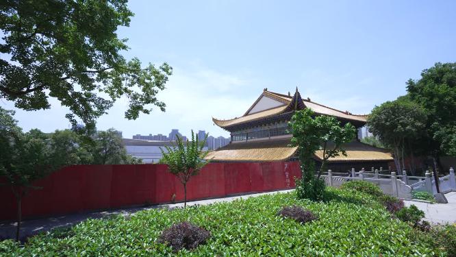 武汉武昌区宝通寺景点实拍视频
