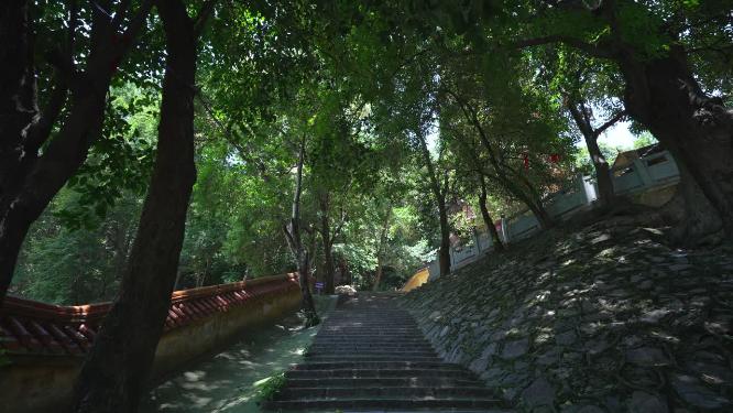 武汉武昌区宝通寺景点实拍视频