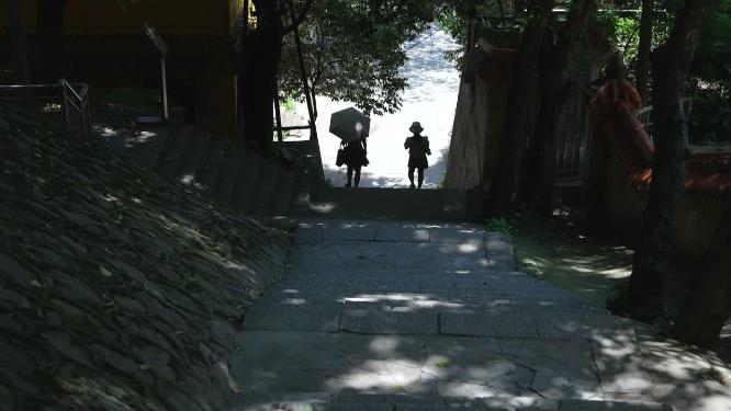 武汉武昌区宝通寺景点实拍视频