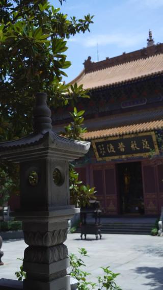 武汉武昌区宝通寺景点实拍视频