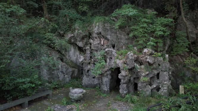 杭州玉皇山吴越郊坛遗址航拍视频