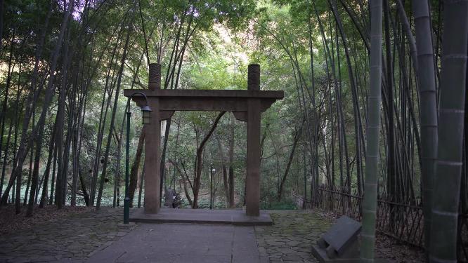 杭州西湖宝石山牛皋墓实拍视频