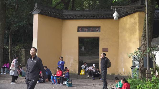 杭州西湖宝石山智果寺旧址实拍视频