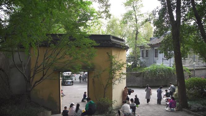 杭州西湖宝石山智果寺旧址实拍视频