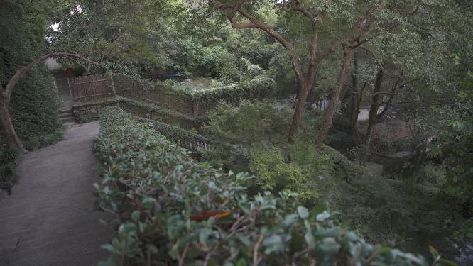 杭州西湖宝石山陈文龙墓实拍视频