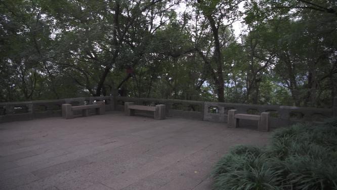 杭州西湖宝石山初阳台实拍视频