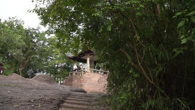 杭州西湖宝石山初阳台实拍视频