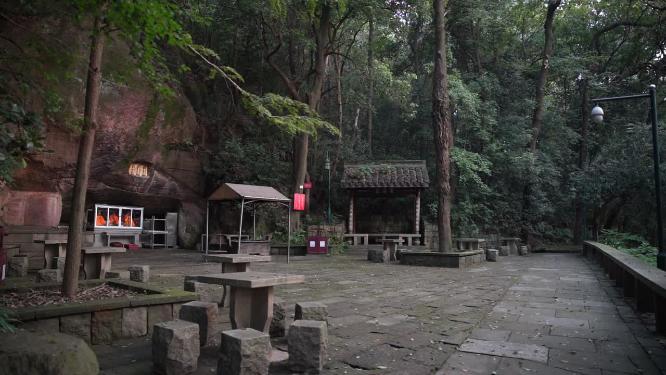 杭州西湖宝石山银鼓洞实拍视频