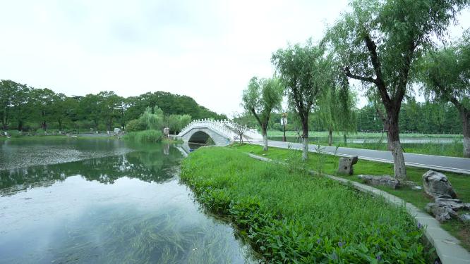 武汉东湖风景名胜区风光实拍视频