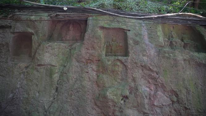 杭州西湖宝石山造像实拍视频