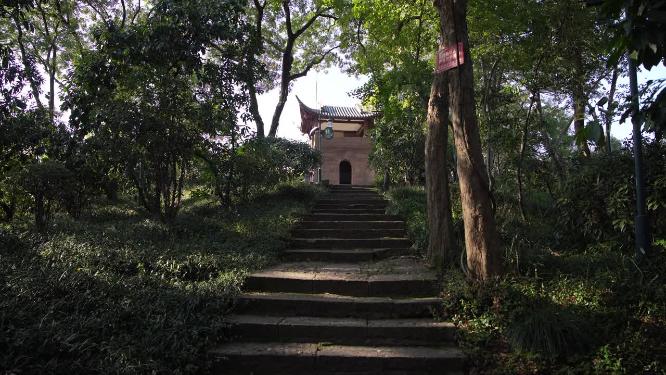 杭州西湖宝石山初阳台实拍视频