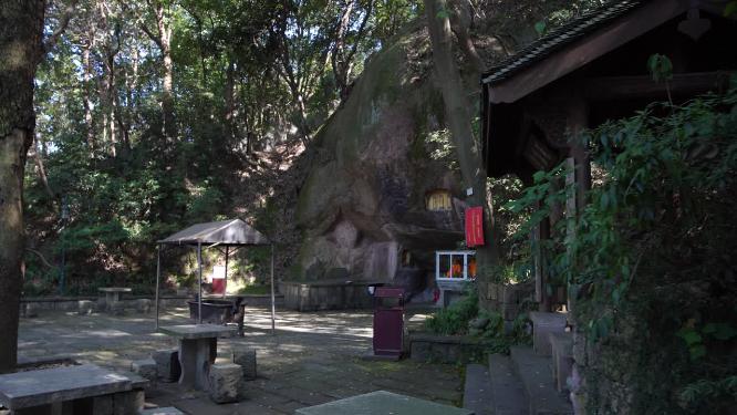杭州西湖宝石山银鼓洞实拍视频