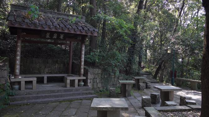 杭州西湖宝石山银鼓洞实拍视频