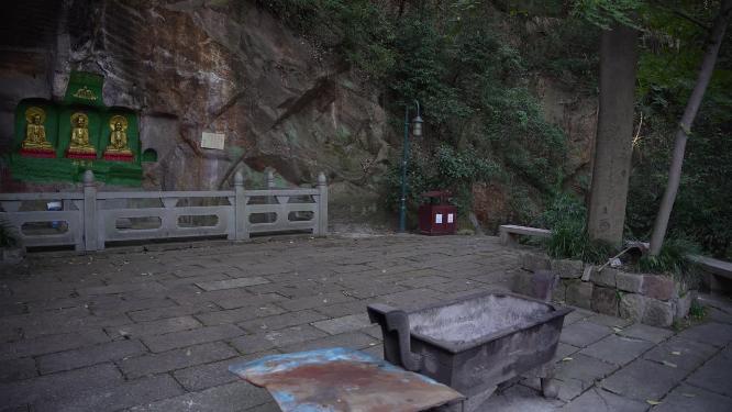 杭州西湖宝石山佛石岩实拍视频