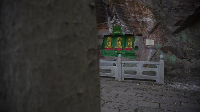 杭州西湖宝石山佛石岩实拍视频