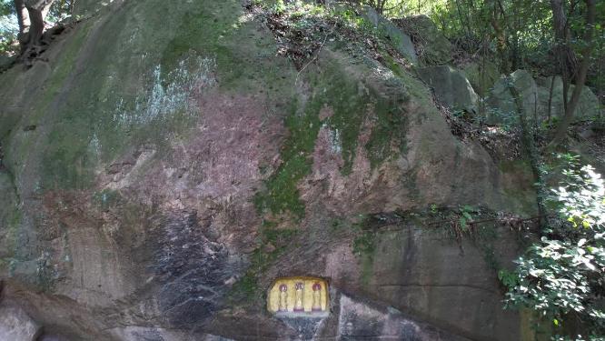 杭州西湖宝石山银鼓洞实拍视频