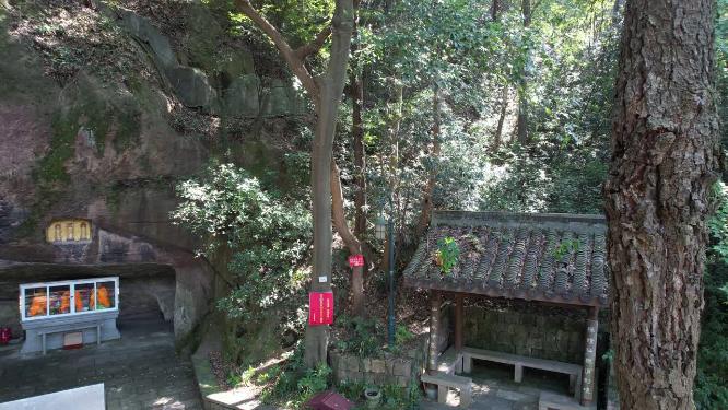 杭州西湖宝石山银鼓洞实拍视频