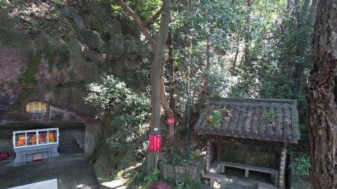 杭州西湖宝石山银鼓洞实拍视频