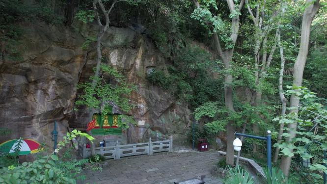 杭州西湖宝石山佛石岩实拍视频