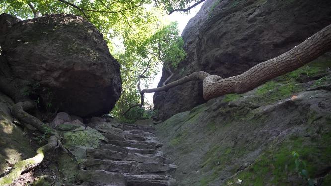杭州西湖宝石山风景实拍视频