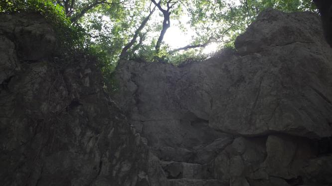 杭州凤凰山景区万松书院景点实拍视频