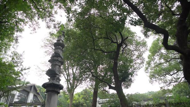 杭州凤凰山古梵天寺经幢实拍视频