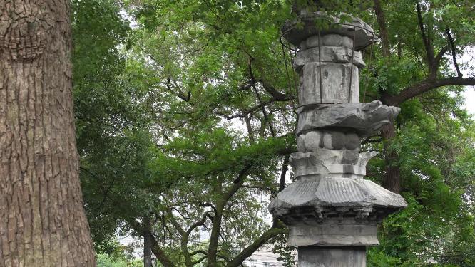 杭州凤凰山古梵天寺经幢实拍视频