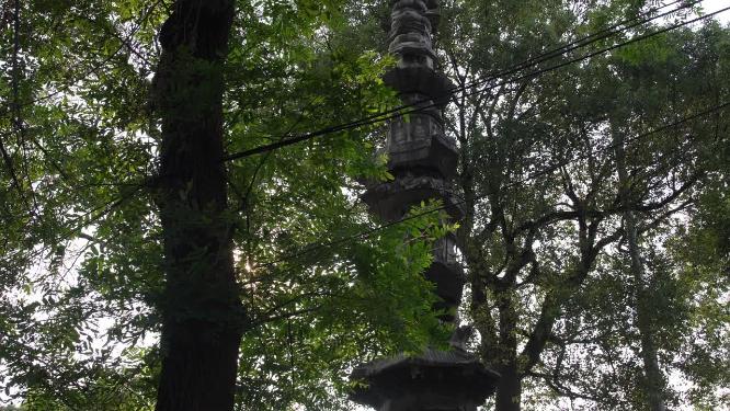 杭州凤凰山古梵天寺经幢实拍视频