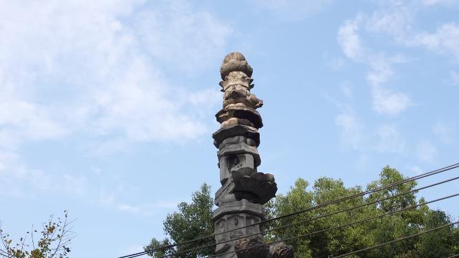杭州凤凰山古梵天寺经幢实拍视频