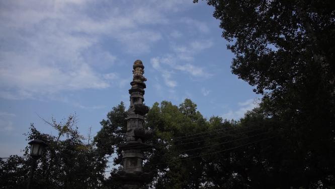 杭州凤凰山古梵天寺经幢实拍视频