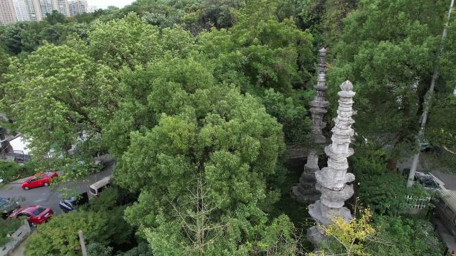 杭州凤凰山古梵天寺经幢实拍视频