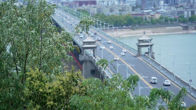 武汉汉阳区龟山风景区实拍视频