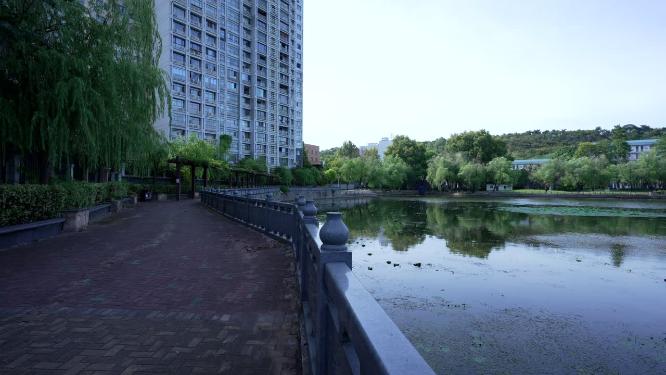 武汉汉阳区莲花湖公园实拍视频