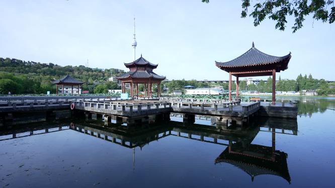武汉汉阳区莲花湖公园实拍视频