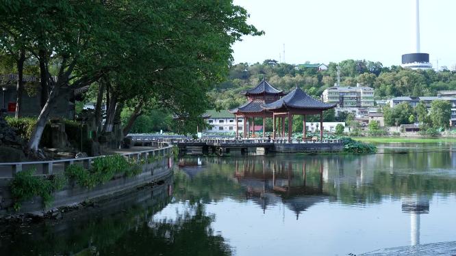 武汉汉阳区莲花湖公园实拍视频