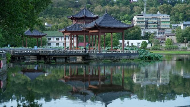 武汉汉阳区莲花湖公园实拍视频