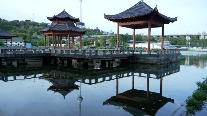 武汉汉阳区莲花湖公园实拍视频