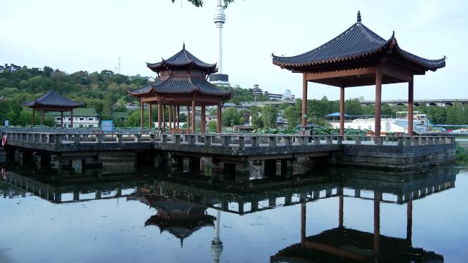 武汉汉阳区莲花湖公园实拍视频