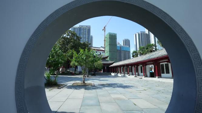 武汉汉阳区归元禅寺景点实拍视频