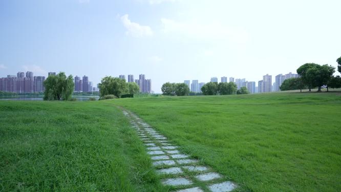 武汉汉阳区墨水湖公园实拍视频