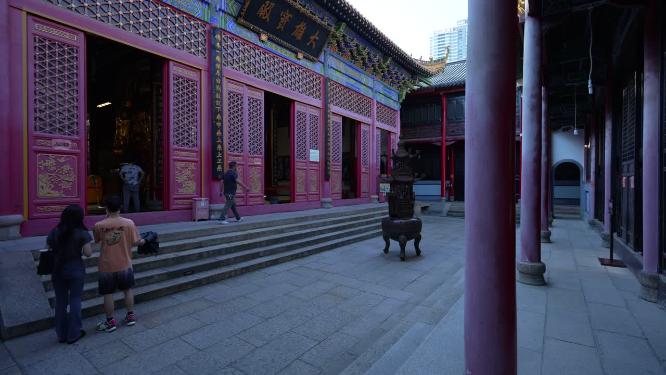 武汉汉阳区归元禅寺景点实拍视频