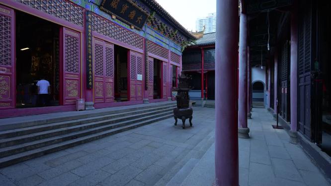 武汉汉阳区归元禅寺景点实拍视频