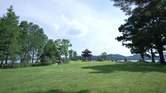 武汉洪山区落雁峰景区实拍视频