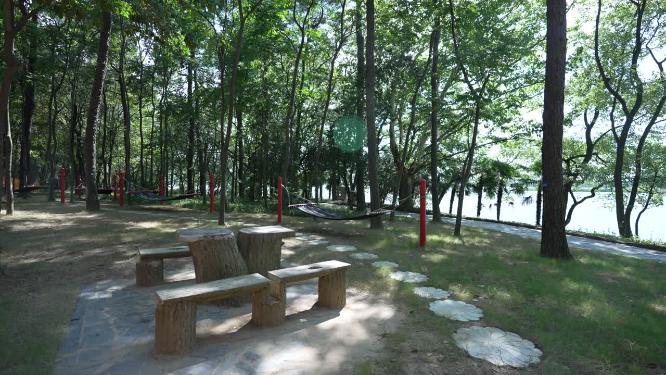 武汉洪山区落雁峰景区实拍视频