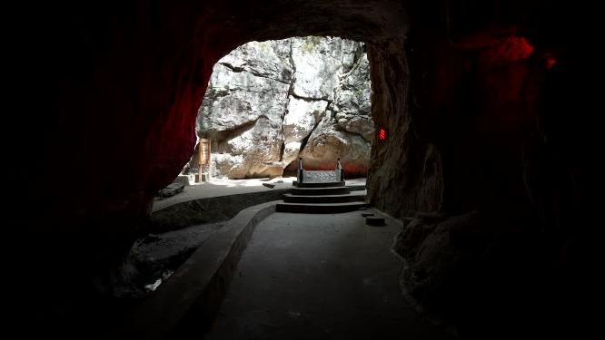 武汉江夏区白云洞景区实拍视频