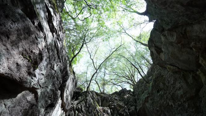 武汉江夏区白云洞景区实拍视频