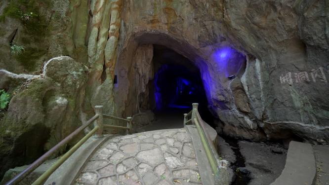 武汉江夏区白云洞景区实拍视频