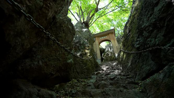 武汉江夏区白云洞景区实拍视频